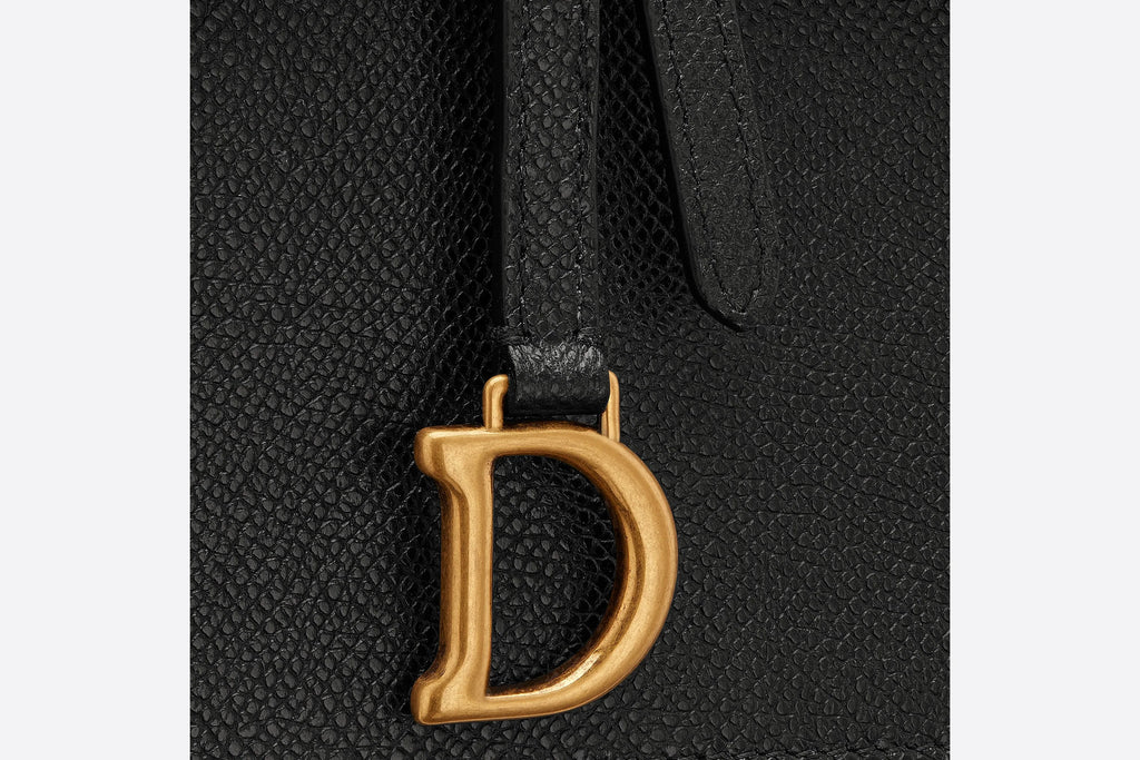 Saddle pouch hotsell black grained calfskin