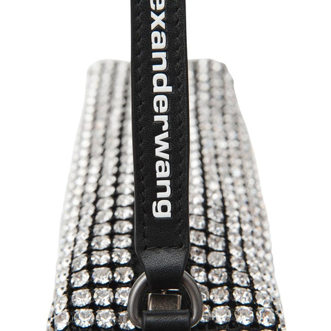 Alexander Wang Heiress Pouch Rhinestone Mesh