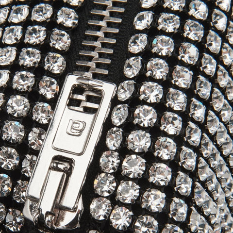 Alexander Wang Heiress Pouch Rhinestone Mesh