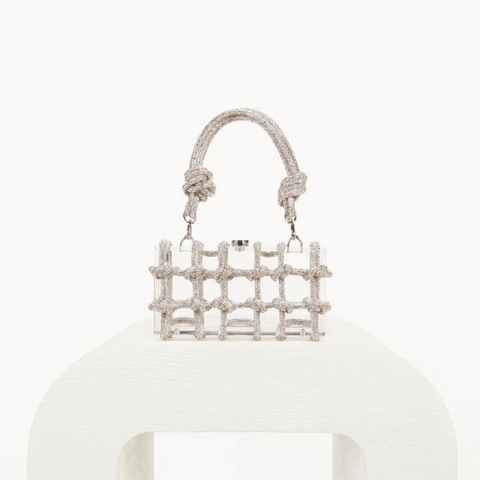 Cult Gaia Bess Rhinestone Bag