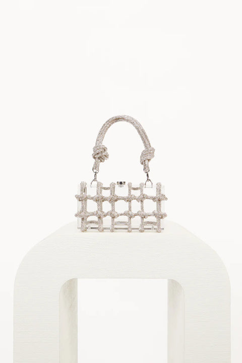 Cult Gaia Bess Rhinestone Bag