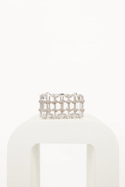 Cult Gaia Bess Rhinestone Bag